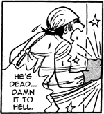 Black Jack is very angry after he loses a patient.