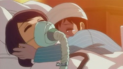 Oh, she's still alive. She's just completely paralyzed, that's all.