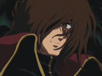 Even Harlock has his adorable moments.