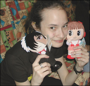 Me and my adorable UFO Catcher dolls.
